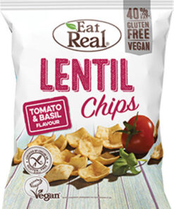 Τσιπς από φακή με τομάτα & βασιλικό 113gr