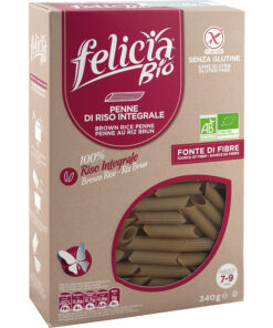 ΠΕΝΝΕΣ ΚΑΣΤΑΝΟΥ ΡΥΖΙΟΥ Χ/ΓΛ 250GR FELICIA BIO