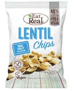 Τσιπς από φακή με θαλασσινό αλάτι 113gr
