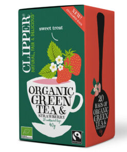Clipper Organic Green Tea & Strawberry (20 τμχ)