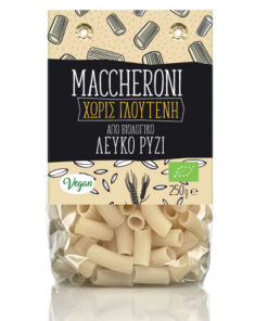Maccheroni από Λευκό Ρύζι Χωρίς Γλουτένη (250γρ)