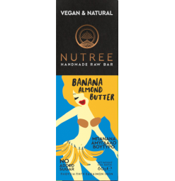 Nutree Handmade Raw Bar Μπανάνα Αμυγδαλοβούτυρο 60gr