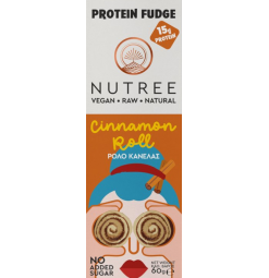 Nutree Protein Fudge Cinnamon Roll- Ρολό Κανέλας (15g Protein) 60gr