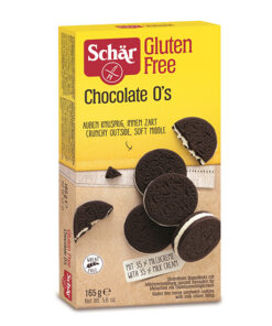 Μπισκότα Κακάο με γέμιση κρέμας γάλακτος χωρίς γλουτένη (165γρ)