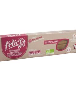ΣΠΑΓΓΕΤΙ ΚΑΣΤΑΝΟΥ ΡΥΖΙΟΥ Χ/ΓΛ 250GR FELICIA BIO