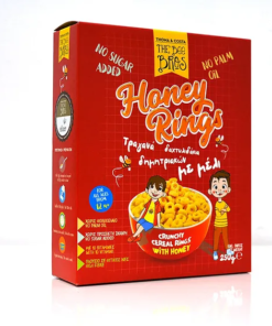 The Bee Bros - Honey Rings Τραγανά Δακτυλιδάκια Δημητριακών με μέλι 250gr